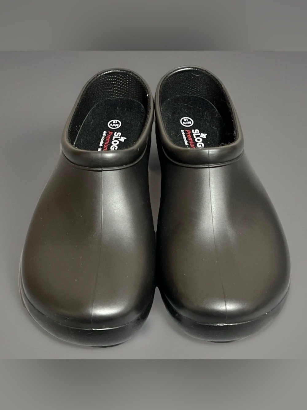 Sloggers Men's Black Waterproof Slip-On Clogs